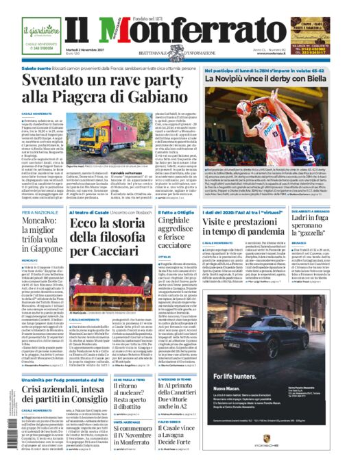 Il Monferrato - Edizione 82 del 02/11/2021